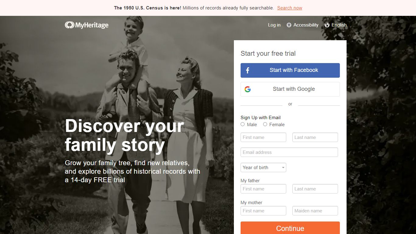 Free Family Tree, Genealogy, Family History, and DNA Testing - MyHeritage