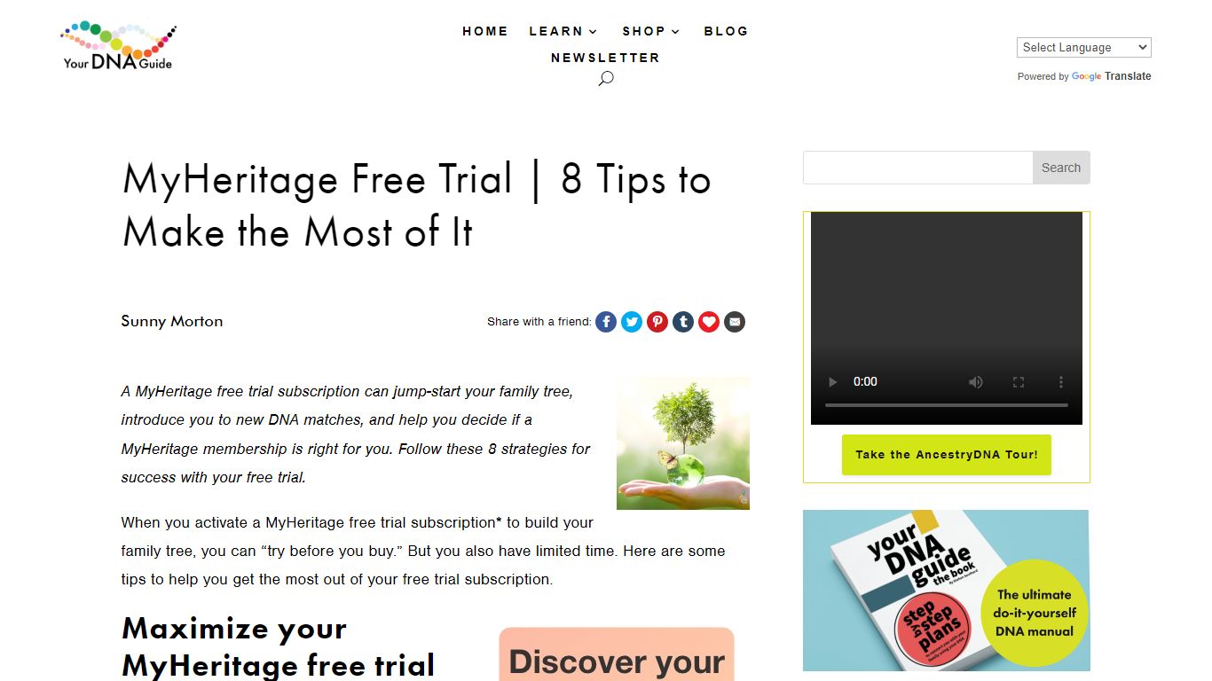 MyHeritage Free Trial | 8 Tips to Make the Most of It - Your DNA Guide